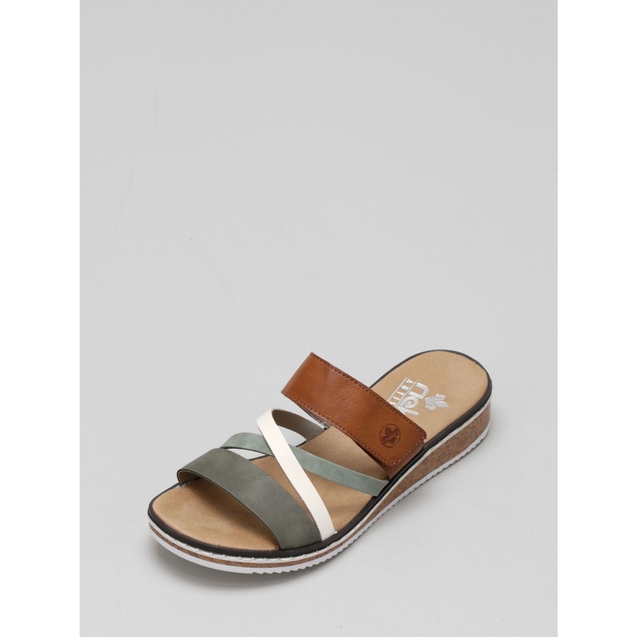 Ruskea Rieker Ranneke Muuli Sandaali