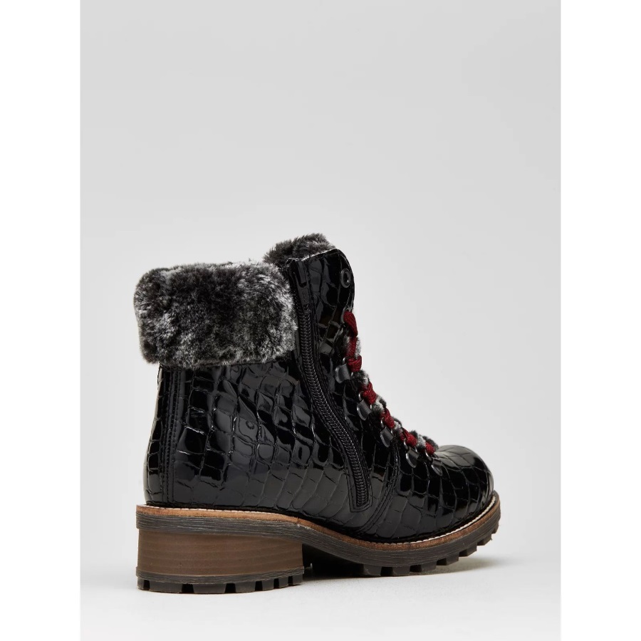 Musta Rieker Croc Vaelluskenkä