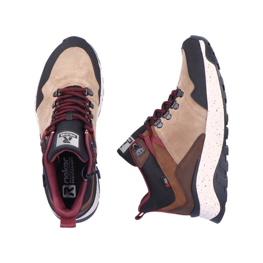 Rieker Beige R-evolution W0062 Naisten Saappaat