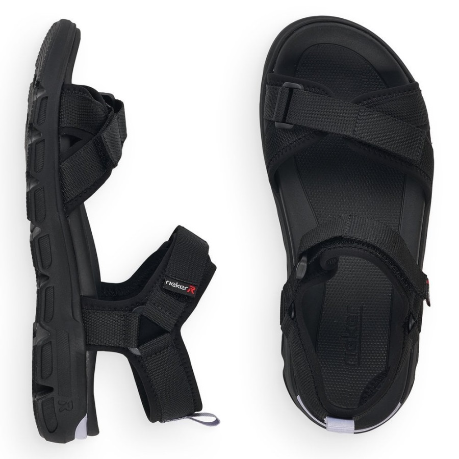 Rieker Mustat R-evolution V8401 Naisten Sandaalit