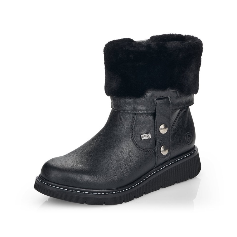 Rieker Mustat Remonte D3976 Naisten Saappaat