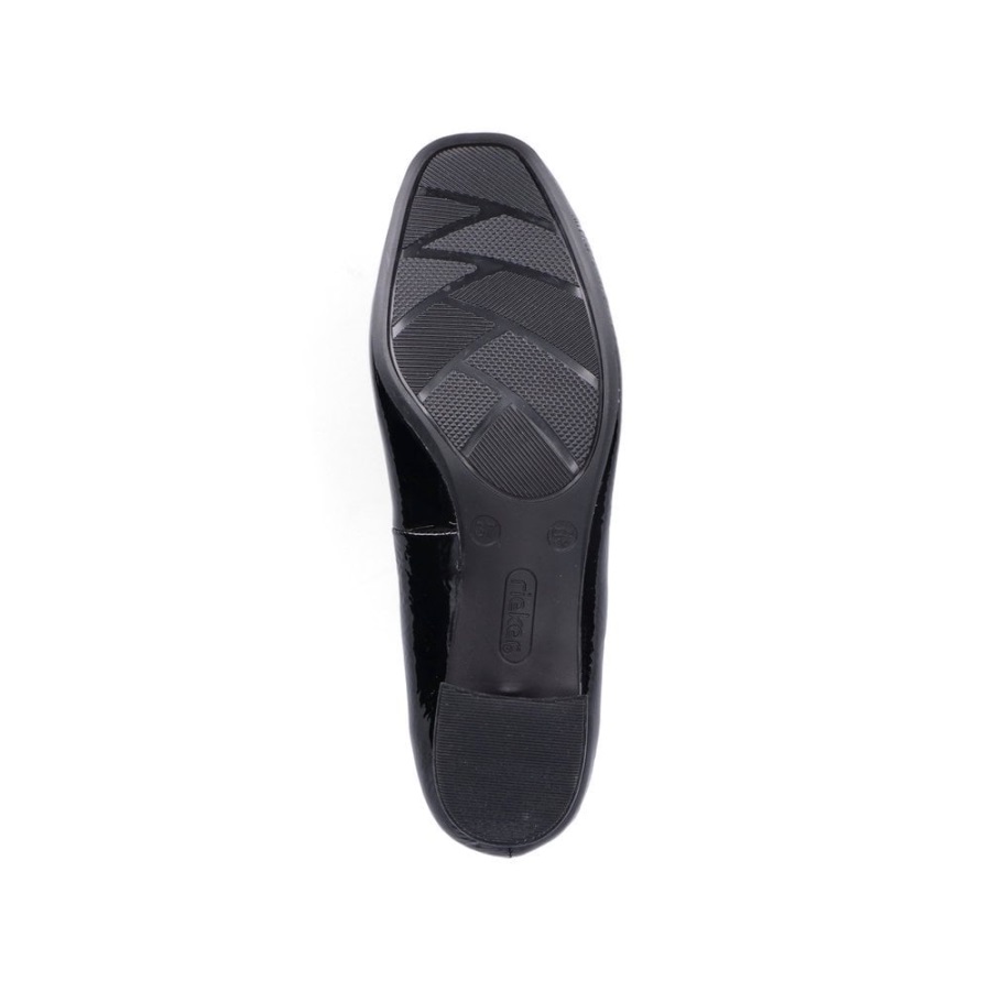 Mustat Rieker 49260 Naisten Slip-on Kengät