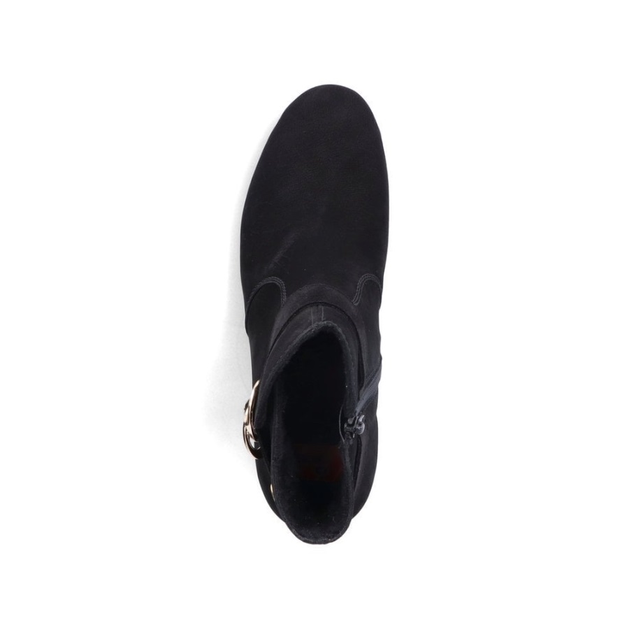 Mustat Rieker 70289 Naisten Saappaat