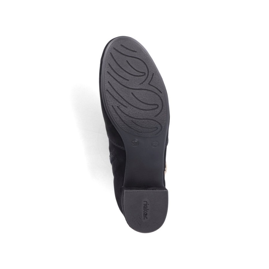 Mustat Rieker 70289 Naisten Saappaat