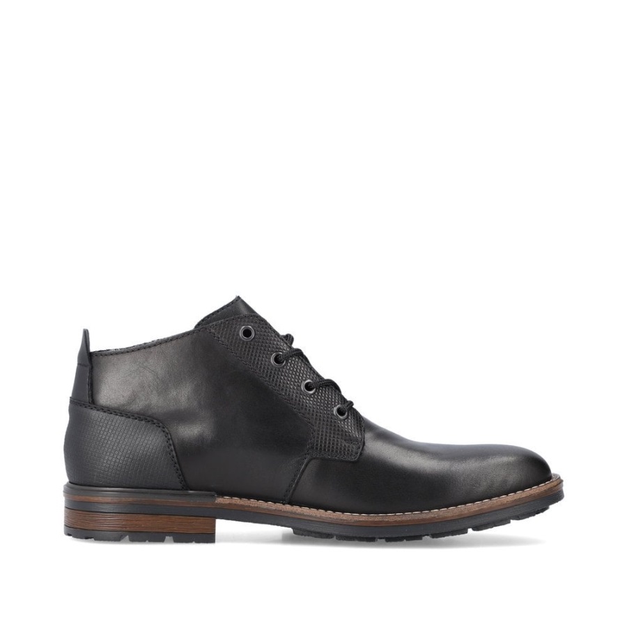 Mustat Rieker B1322 Miesten Saappaat