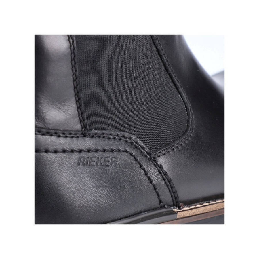 Mustat Rieker B1360 Miesten Saappaat