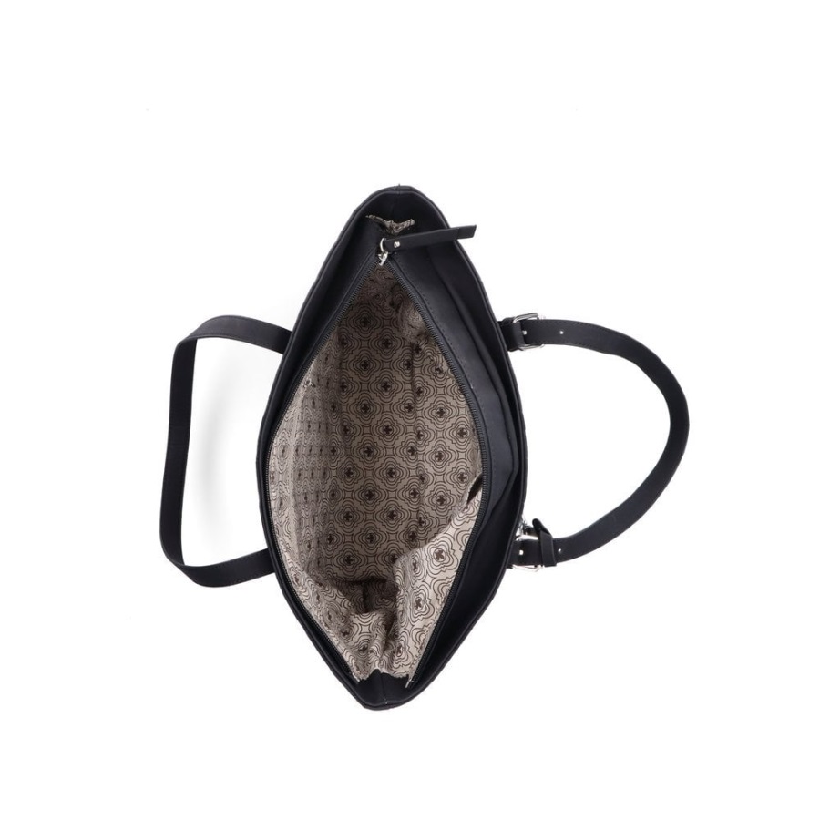 Musta Rieker H1491-00 Naisten Musta Vetoketjullinen Laukku