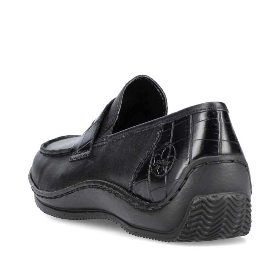 Mustat Rieker L1752 Naisten Mustat Kengät