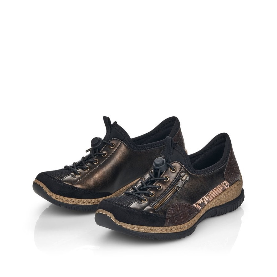 Mustat Rieker N3261 Naisten Kengät