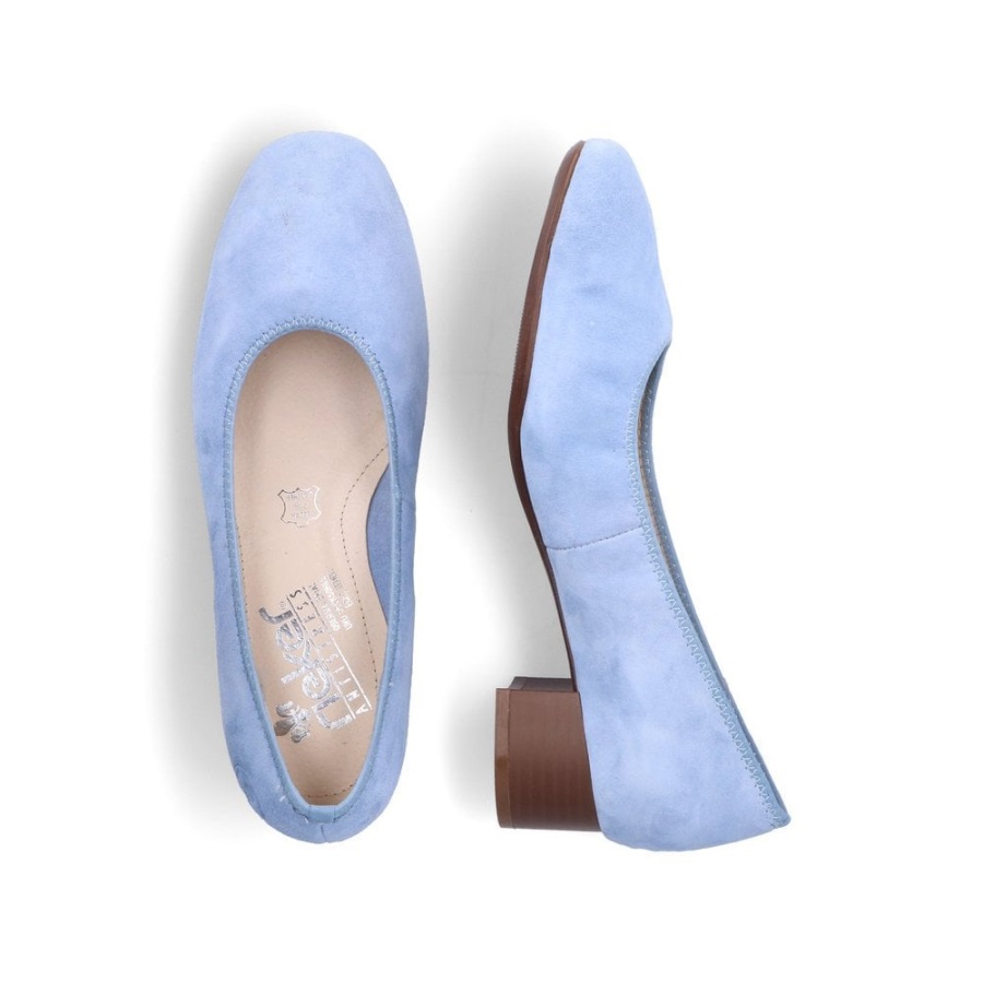 Siniset Rieker 49260 Naisten Slip-on Kengät