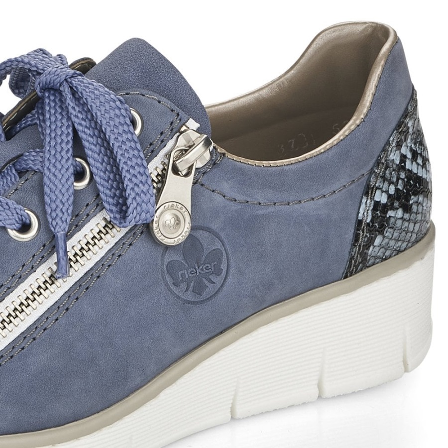 Siniset Rieker 53702 Naisten Kengät