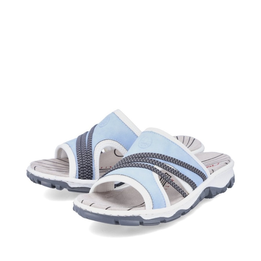 Siniset Rieker 68880 Naisten Sandaalit