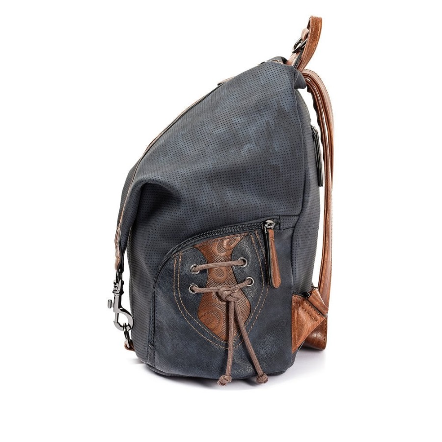 Sininen Rieker H1055-14 Naisten Sininen Vetoketjullinen Käsilaukku