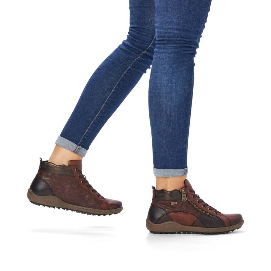 Rieker Ruskeat Remonte R1467 Naisten Saappaat