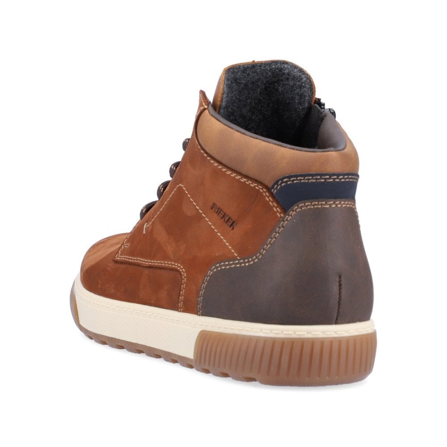 Ruskeat Rieker 18914 Miesten Ruskeat Saappaat