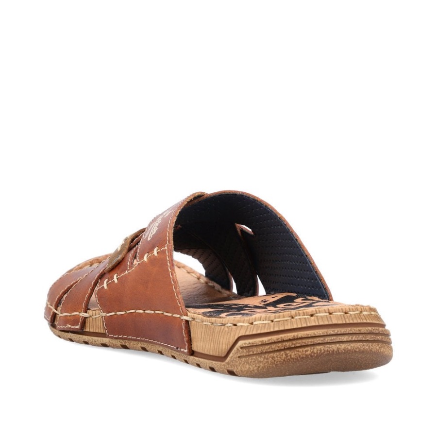 Ruskeat Rieker 21999 Miesten Sandaalit