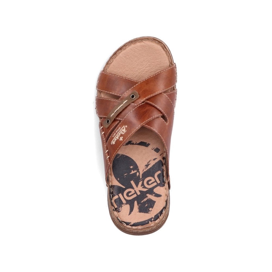 Ruskeat Rieker 21999 Miesten Sandaalit