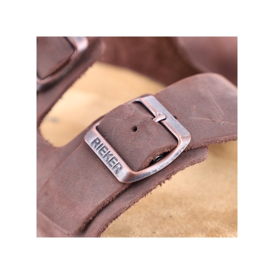 Ruskeat Rieker 22190 Miesten Sandaalit