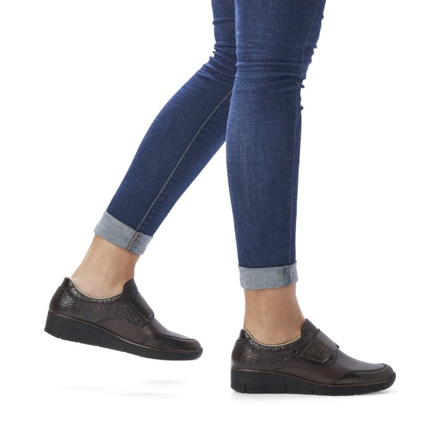 Ruskeat Rieker 53750 Naisten Kengät