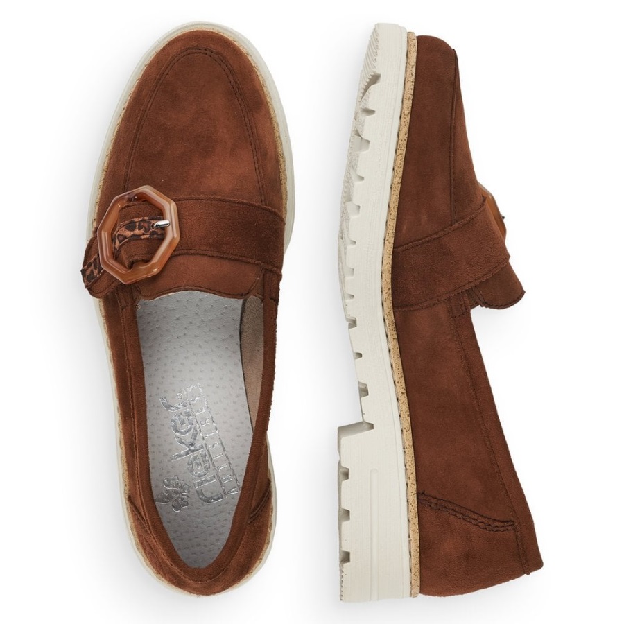 Ruskeat Rieker 54864 Naisten Kengät