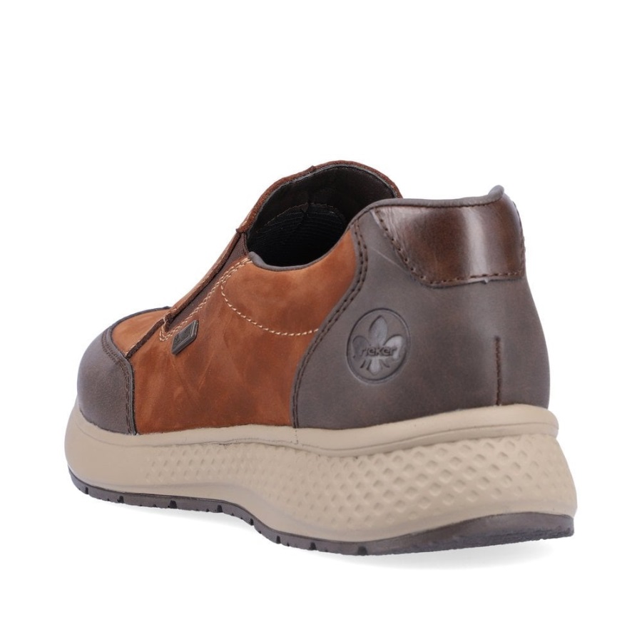 Ruskeat Rieker B7654 Miesten Kengät