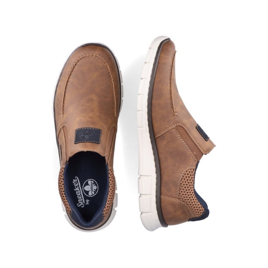 Ruskeat Rieker B7756 Miesten Kengät