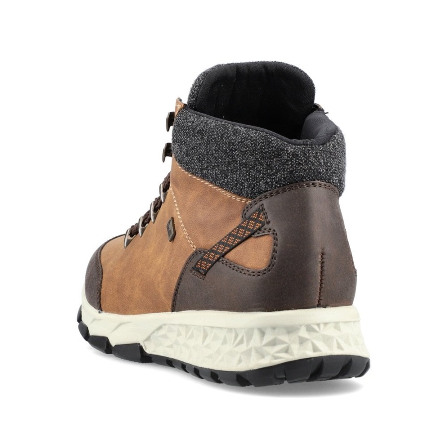 Ruskeat Rieker F6744 Miesten Saappaat