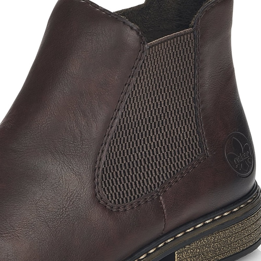 Ruskeat Rieker Z4994 Naisten Saappaat