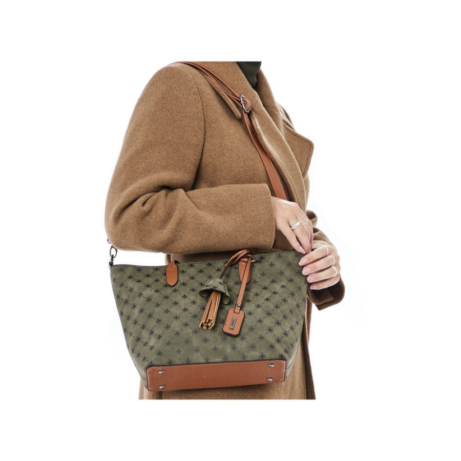 Vihreä Rieker H1305-54 Naisten Vihreä Vetoketjullinen Laukku