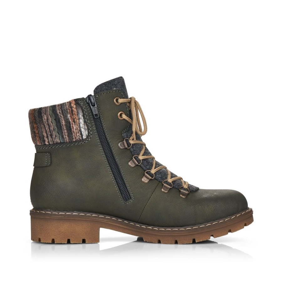 Vihreät Rieker Y9131 Naisten Saappaat