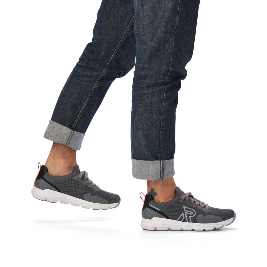 Rieker Harmaat R-evolution 07802 Miesten Kengät