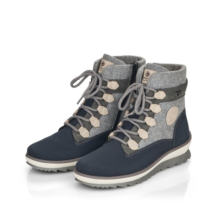Rieker Grey Remonte R8481 Naisten Saappaat