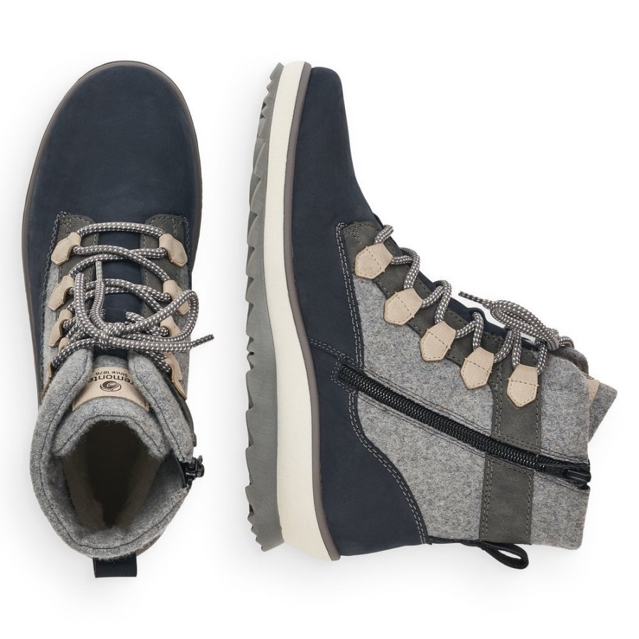 Rieker Grey Remonte R8481 Naisten Saappaat