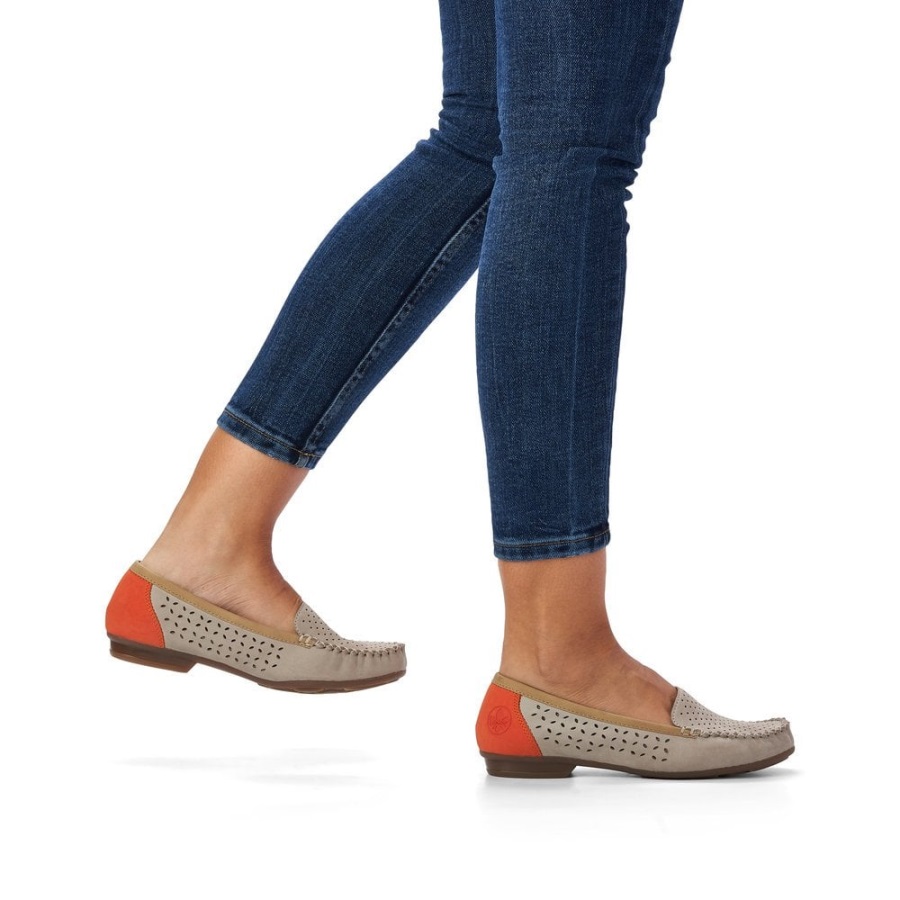 Harmaat Rieker 40086 Naisten Kengät