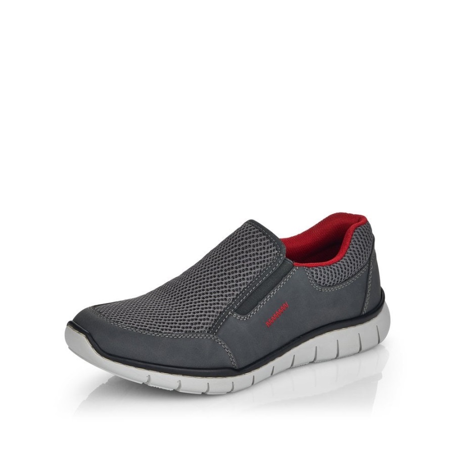 Harmaa Rieker Miesten Kengät