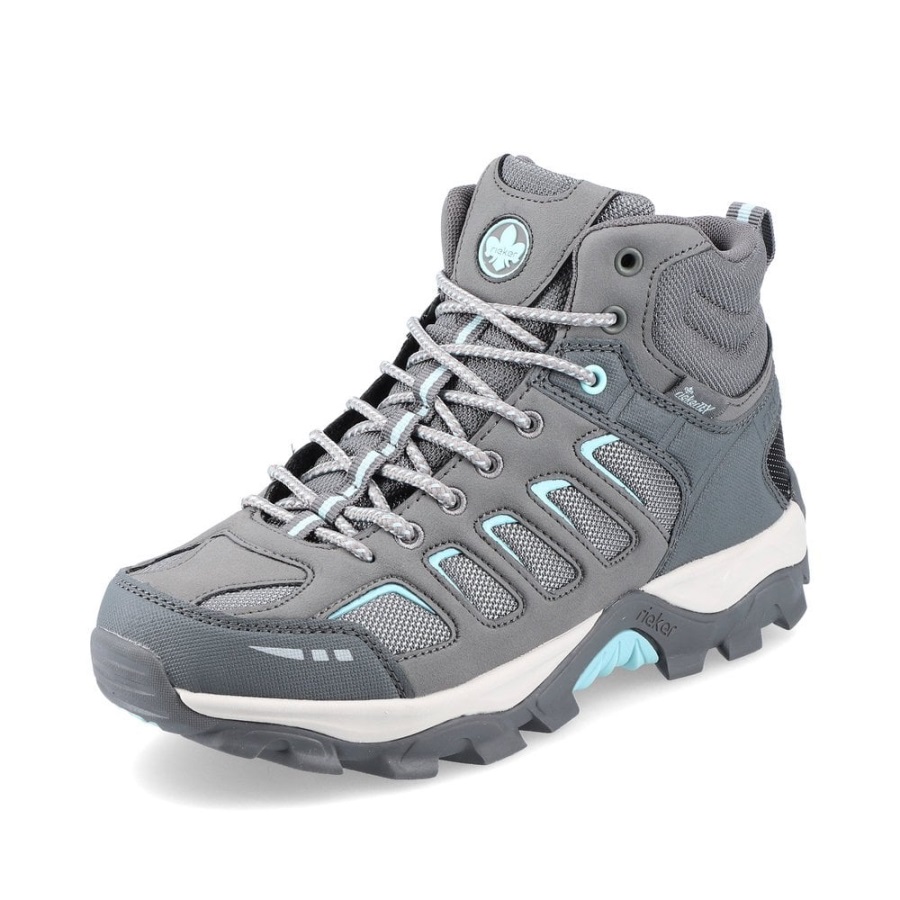 Harmaat Rieker X8820 Naisten Saappaat