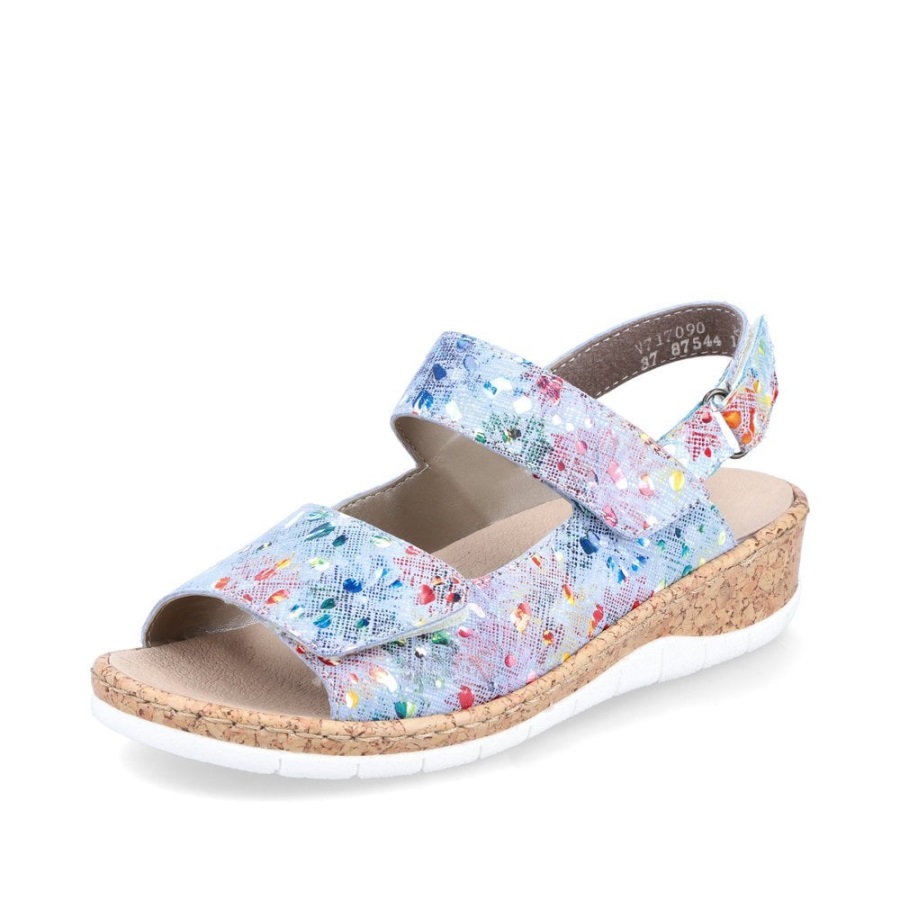 Metalliset Rieker V7170 Naisten Sandaalit