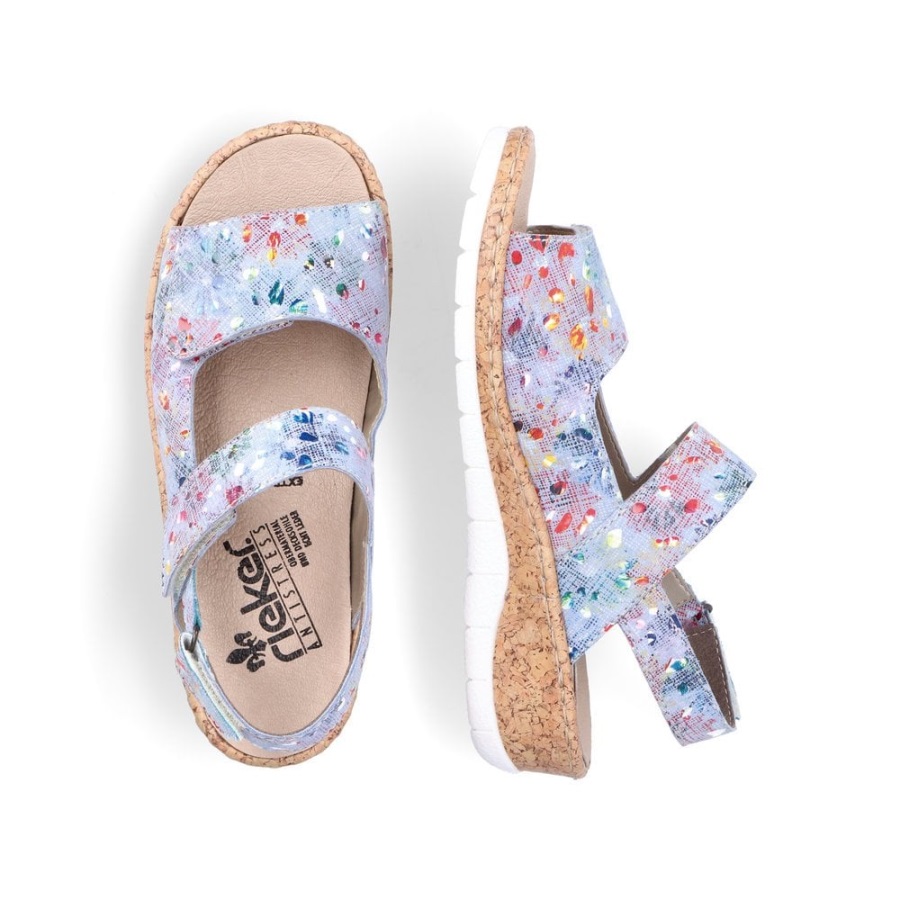 Metalliset Rieker V7170 Naisten Sandaalit