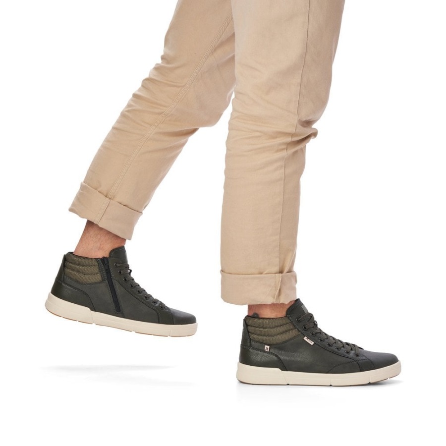 Rieker R-evolution 07107 Miesten Saappaat Vihreät