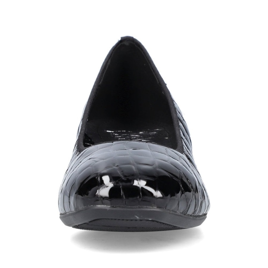 Rieker 49260 Naisten Slip-on Kengät Mustat