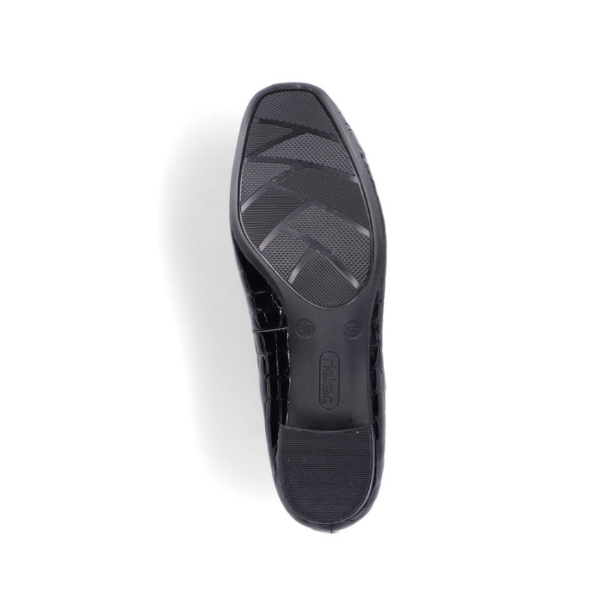 Rieker 49260 Naisten Slip-on Kengät Mustat