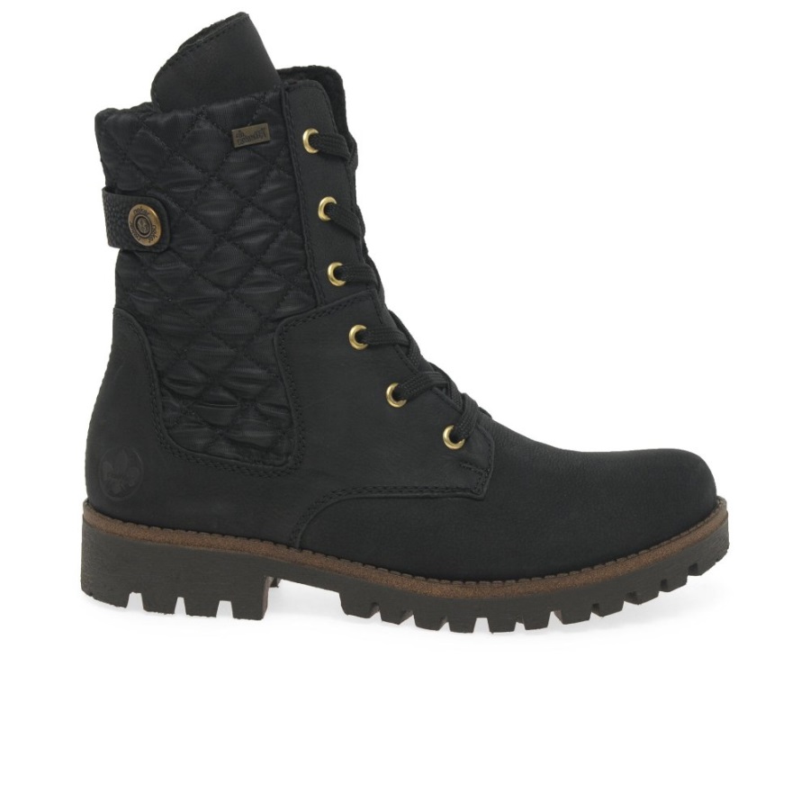 Mustat Rieker District Naisten Nilkkurit