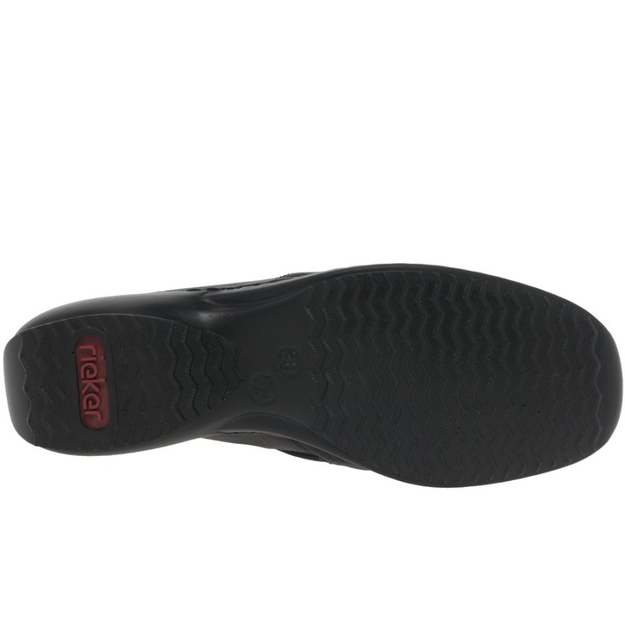 Mustat Rieker Drizzle Naisten Vapaat Nilkkurit