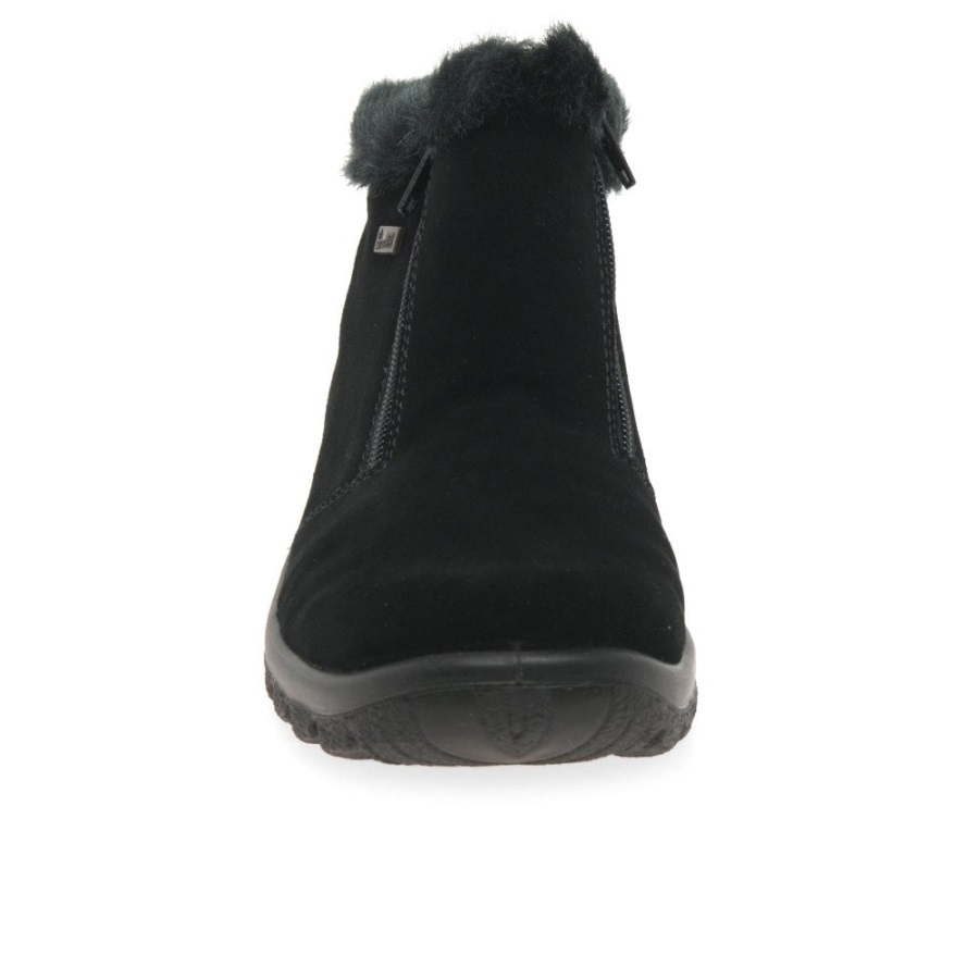 Mustat Rieker Ella Naisten Lämminvuoratut Nilkkurit