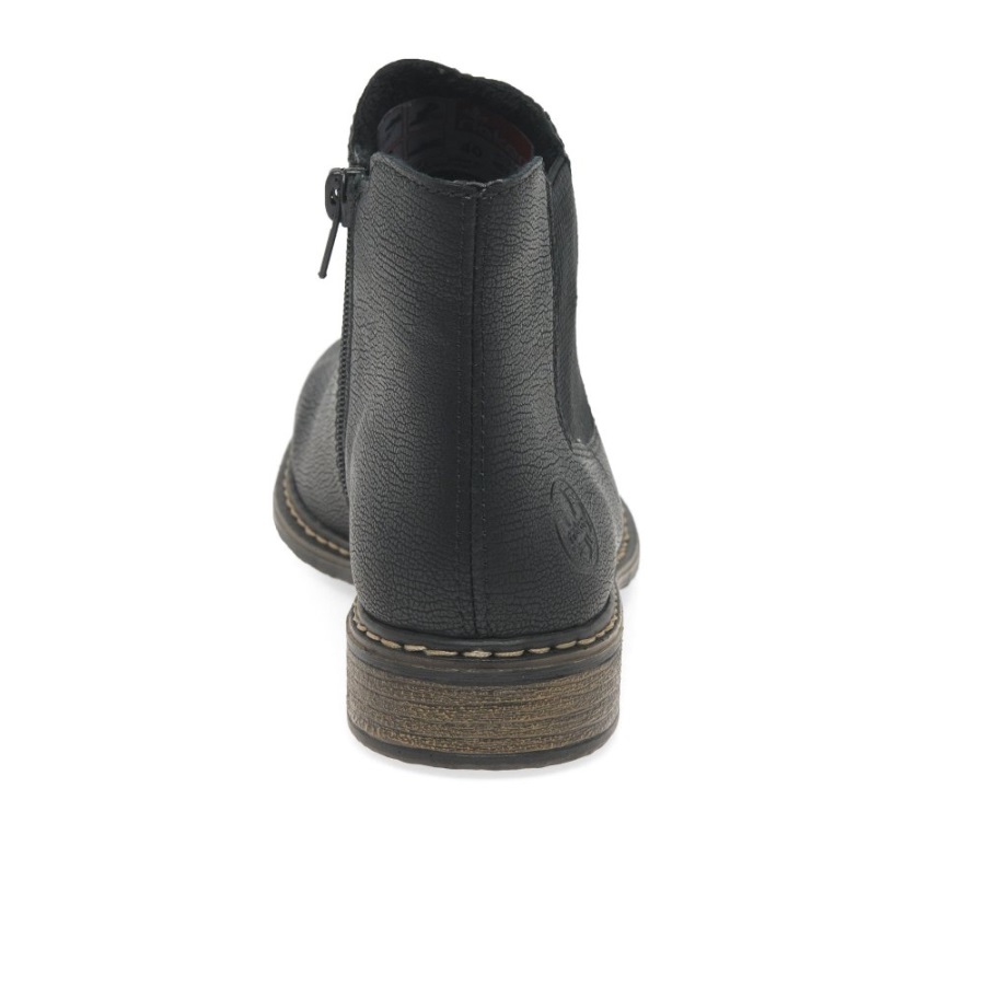 Mustat Rieker Elton Naisten Chelsea-saappaat