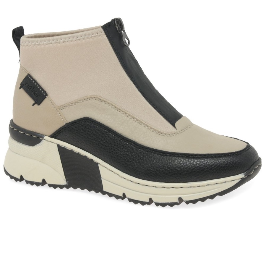 Mustat Rieker Greece Naisten Nilkkurit