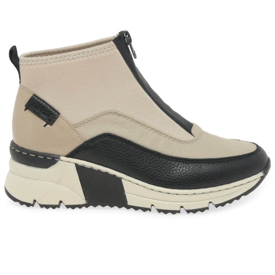 Mustat Rieker Greece Naisten Nilkkurit