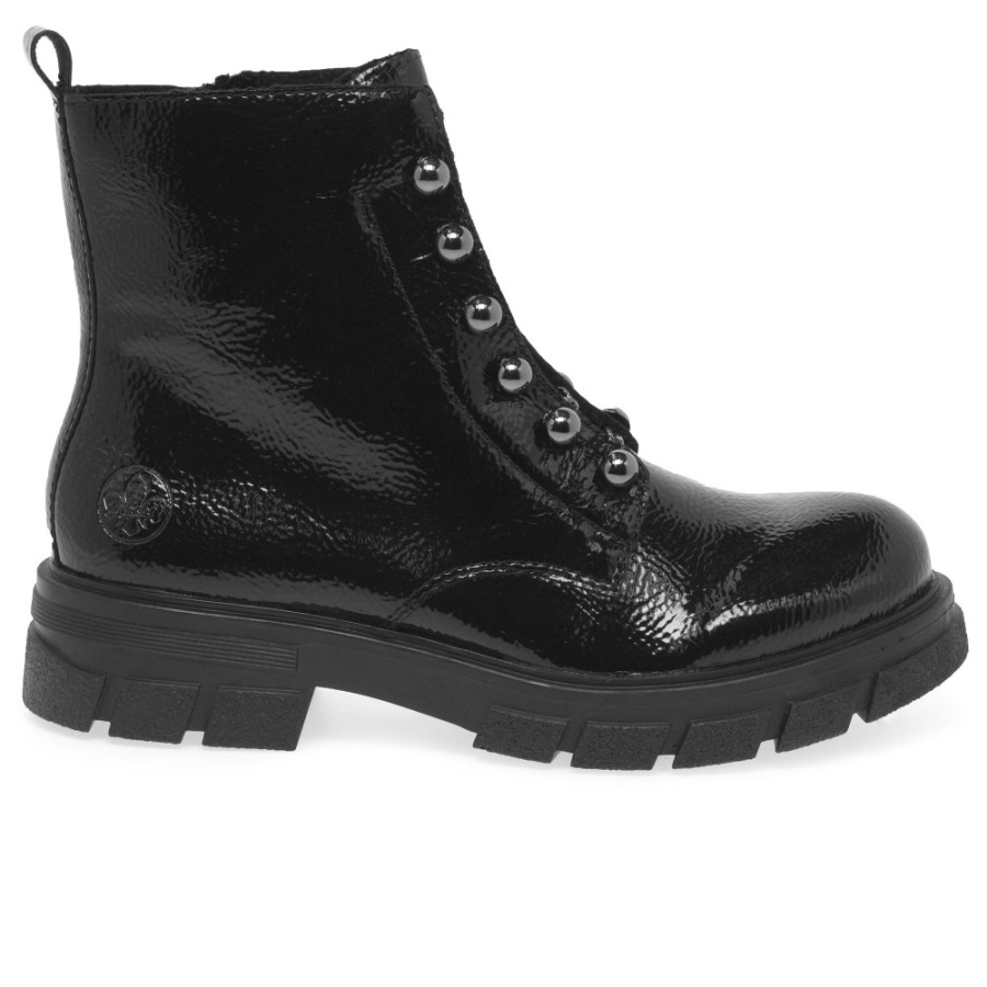 Mustat Rieker Lainey Naisten Nilkkurit