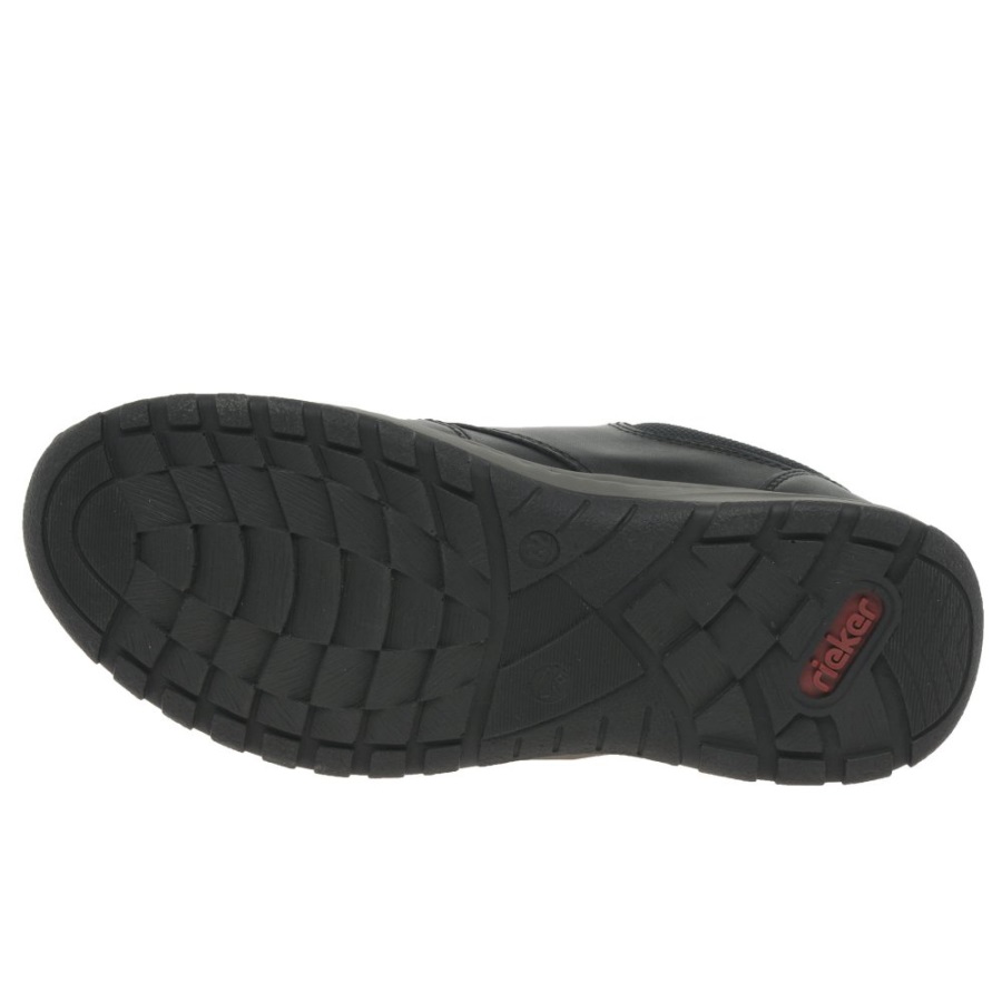 Mustat Rieker Langdale Miesten Vapaa-ajan Kengät