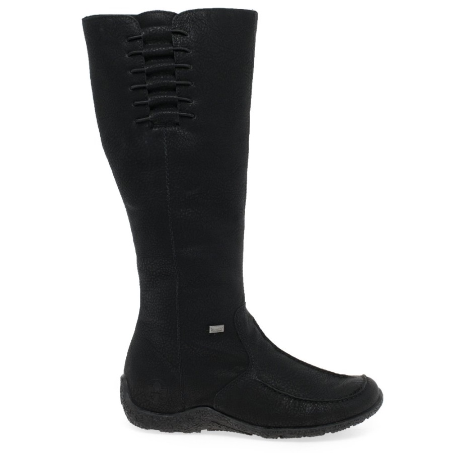 Mustat Rieker Nightly Ii Naisten Polvisaappaat